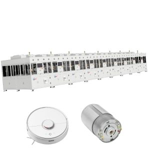 Fully automatic sweeping robot motor production solution
